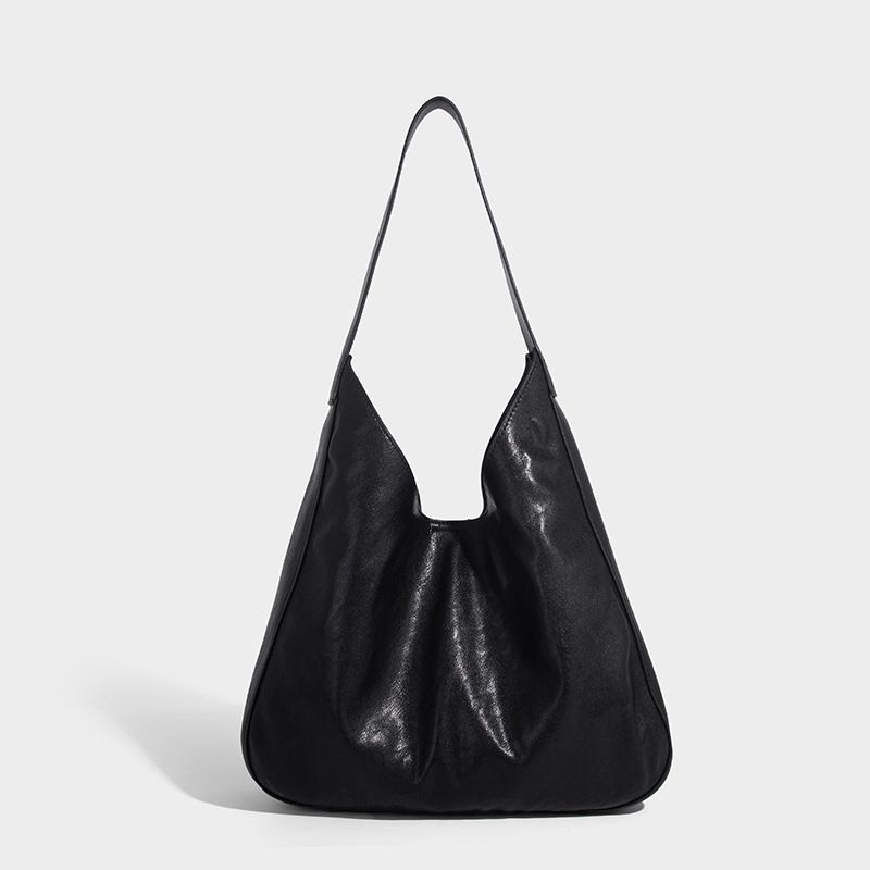Large Capacity 2026 New Simple Texture Fashion Handbag For Women Solid Color Handheld Underarm Tote Ladies Shoulder Bag_maomaolike.com