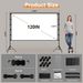 1Pc 120inch Or 100inch Projector Screen With Stand 16 9 4K HD Rear Front Wrinkle Free Portable And Foldable Movie Screen With Carry Bag For Indoor Outdoor Home Theater Backyard Cinema_maomaolike.com