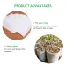 Biodegradable Nonwoven Fabric Nursery Plant Grow Bags Seedling Growing Planter Planting Pots Garden Eco-Friendly Ventilate Bag_maomaolike.com