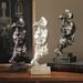 Nordic Minimalist Silence Is Gold Ornament Living Home Wine Cabinet Room Decoration Office Sculpture Craft Display_maomaolike.com