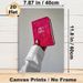 Holy Bible Themed Painting Poster, Vibrant Artistic Hand Holding Pink Holy Bible Poster, Faith-inspired Decor Ideal For Home, Prayer Room And_maomaolike.com