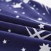 Blue Starry Sky Star Polyester Skin Friendly Bed Mattress Protector Fitted Sheet_maomaolike.com