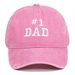 Unisex DAD alphabet embroidered hat cartoon retro do old soft-top washed baseball cap_maomaolike.com
