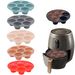 1pc, Collapsible Silicone Air Fryer Cake Pan and Muffin Mold-7 Inch, Easy to Clean, Perfect for Cupcakes, Egg Bites, Kitchen Gadget and Baking Tools_maomaolike.com