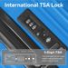 3-Piece Lightweight ABS Hardshell Luggage Set (20", 24", 26") In Deep Blue With Spinner Wheels, TSA Lock, And Adjustable Telescopic Handle - Durable Travel Suitcases_maomaolike.com