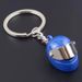Unisex Creative metal motorcycle helmet keychain small gift mini simulation small toy helmet_maomaolike.com