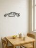 Metal Line Sports Car Metal Wall Art - Auto Enthusiast Gift Home Garage Decor_maomaolike.com