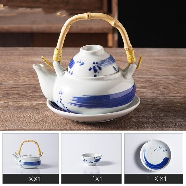 Ceramic Teapot Seafood Soup Pot Sushi Shop Supplies_maomaolike.com