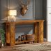 Farmhouse Console Table, 63" Narrow Entryway Table With Thickened Tabletop_maomaolike.com