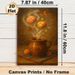 Mexican Hot Cup & Pan Dulce Painting Poster, Warm-toned Vintage Artistic Poster, Whimsical Scene With Butterflies And Flowers, Cozy Nostalgic Decor_maomaolike.com