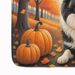 Border Collie Fall Memory Foam Kitchen Mat Machine Washable Anti-Fatigue Mat Cushion Comfort Bath Mat Or Kitchen Rug_maomaolike.com