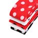 Unisex Christmas dress up stockings holiday masquerade dress up props COS ladybug polka dot knee high socks stockings_maomaolike.com