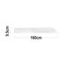 12 Pack White Blank (Plain) Satin Sash Party Accessory For Party,Wedding Decorations And DIY - Design Your Own Sash (White)9.5cm*160cm_maomaolike.com