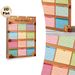 Birthday Tracker Painting Poster, Cheerful Color-coded Monthly Birthday Record Poster, Functional Design To Log Birthday Dates, Suitable For Home And_maomaolike.com