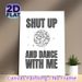 Disco Ball & Slogan Painting Poster, Monochrome Disco Ball With Star Accents Poster, Bold Playful Text Design Brings Lively Vibe, Ideal For Living_maomaolike.com