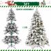 5ft PVC Flocked Tree
(memory Wire+power Pole)_maomaolike.com