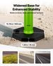 3 Pack Traffic Delineator Posts, 48 Inches Traffic Safety Cones With Weighted Base And Reflective Strips, Heavy Duty Delineator Posts For Construction Site, Parking Lot, Crowd Control, Green_maomaolike.com