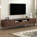 Mid Century TV Stand With 2 Drawers, Media Console Table For TVs Up To 85'', Entertainment Center With Storage For Living Room, Bedroom, Home Theatre_maomaolike.com