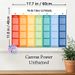 Spanish Weekly Routine Painting Poster, Vibrant Rainbow Grid-style Planner Poster, Clear Structured Layout To Organize Weekly Schedules, Ideal For_maomaolike.com
