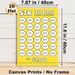 $1K 30 Days Savings Challenge Painting Poster, Bright Yellow Clear Layout Poster, Practical Saving Tracker To Develop Regular Saving Habits For Home_maomaolike.com
