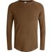 Men's Clothing Long-Sleeved Sports T-Shirt Cotton Training Suit Casual Thin Top Running Fitness Bottom_maomaolike.com