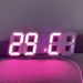 3D Digital Alarm Clock, Home Desktop Clock, Wall-Mounted Entertainment Clock, High-End Creative LED Wall-Mounted Electronic Clock_maomaolike.com