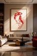 Fish, Goldfish, Decorative Prints, Home Décor Art, Living Room Sofa Backdrop Art, Art Exhibition Pieces, Contemporary Art Prints_maomaolike.com