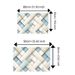 Bathroom Mat Toilet Mat Shower Mat Entrance Rug Absorbent Non-Slip Mat Soft Quick-Dry Machine Washable_maomaolike.com