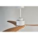 Ceiling Fan With Dimmable LED Light Remote Control,Quiet DC Motor 6 Speed Levels,Adjust Height 3 PCS Rod Reversible Ceiling Fan, For Patio Living Room, Bedroom, Office,Indoor.White Natural_maomaolike.com