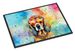 Cocker Spaniel Hippie Dawg Doormat Front Door Mat Indoor Outdoor Rugs For Entryway, Non Slip Washable Low Pile, 24H X 36W_maomaolike.com
