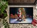 Akita And Santa Claus Doormat Front Door Mat Indoor Outdoor Rugs For Entryway, Non Slip Washable Low Pile, 24H X 36W_maomaolike.com
