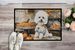 Bichon Frise Fall Kitchen Pumpkins Doormat Front Door Mat Indoor Outdoor Rugs For Entryway, Non Slip Washable Low Pile, 24H X 36W_maomaolike.com