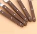 5pcs Silverware Set Flatware Cutlery Set For 1,18/10 Stainless Steel Forged ABS Plywood Rivet Handle Mirror Polished Dishwasher Safe Durable_maomaolike.com