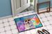 Great Pyrenees Hippie Dawg Doormat Front Door Mat Indoor Outdoor Rugs For Entryway, Non Slip Washable Low Pile, 24H X 36W_maomaolike.com
