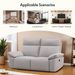 Double Reclining Chairs For Adults, Wall Hugger Recliners For Small Spaces, Love Seat Couches Sofa Reclinable For Living Room, Home Theater Seating,Beige_maomaolike.com