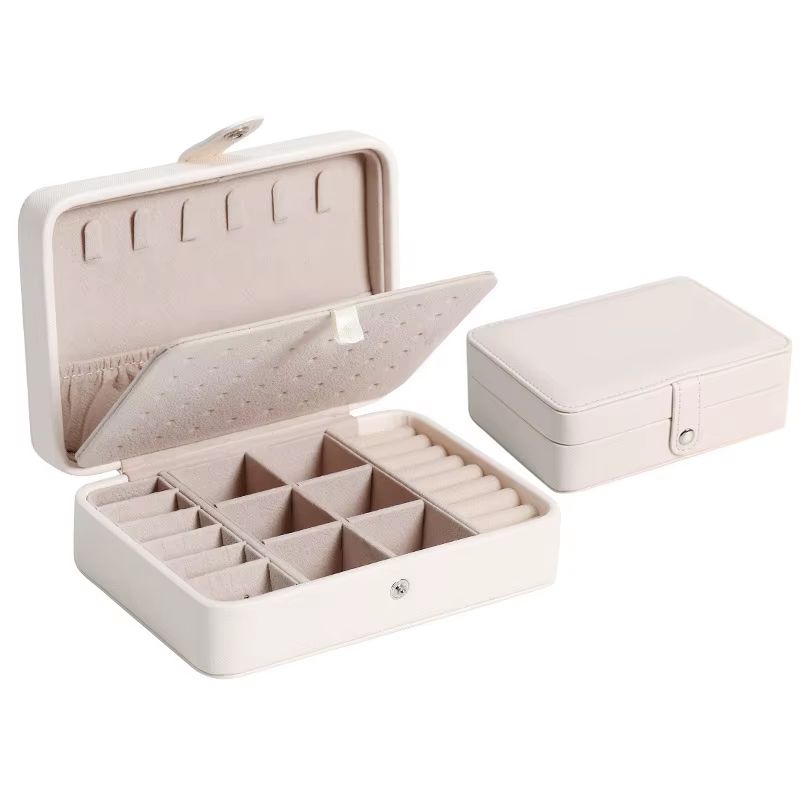 Leather Jewelry Box Organizer Jewelry Display Jewelry Boxes And Packaging Ring Box Suitable For Earrings And Rings_maomaolike.com
