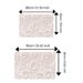 Bathroom Mat Toilet Mat Shower Mat Entrance Rug Absorbent Non-Slip Mat Soft Quick-Dry Machine Washable_maomaolike.com