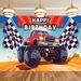 Truck Birthday Party Banner - 2D Flat Polyester Wall Hanging With Number 1, 1st Birthday Party Decor, Photo Props_maomaolike.com