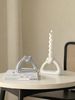 1pc Triangular Shape Column Candle Holder With Multiple Colors, Suitable For Multi-scene And Multi-festival Ornaments, Candle Holders_maomaolike.com
