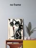Abstract Style, Sensual And Beautiful Woman, Home Décor Painting, Wall Art Poster, Living Room Sofa Backdrop Decoration, Art Exhibition Piece_maomaolike.com
