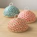 Handmade Rattan Nanyang Style Fruit Platter, Bread Basket, Round With Lid, Insect Proof Dining Table Cover, Fruit Leftovers, Leftover Food Umbrella_maomaolike.com