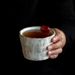 Japanese Handmade Coarse Pottery Tea Cup Powder, Kung Fu Tea Set, Tea Bowl, Ceramic Creative Tea Cup, Water Cup, Tea Cup_maomaolike.com