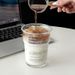Transparent Glass Cup, High-end Letter Coffee Cup, Large Capacity Cold Drink Cup, Juice Cup, Milk Cup_maomaolike.com