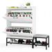 Barn Door Style Shoe Cabinet With 2 Flip-down Compartments, Baffle, Wire Mesh, Metal Legs With Soft Pads And 1 Hook_maomaolike.com
