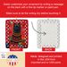 German Spitz Holiday Christmas Porcelain Ornament Christmas Tree Hanging Decorations For Home Christmas Holiday, Rectangle, Gift, Multicolor_maomaolike.com