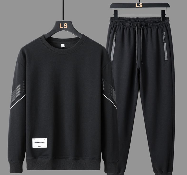 Men's Clothing Wholesale price! Sports casual suits for men, new style for spring and autumn, loose running and fitness clothes, two pieces_maomaolike.com