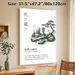 Wabi-Sabi Japanese Zen Garden Painting Poster, Soft Watercolor Calm Zen Scene Poster, Conveys Tranquil Minimalist Philosophy, Ideal For Home, Office_maomaolike.com