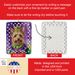 Australian Terrier King Of Mardi Gras Porcelain Ornament Christmas Tree Hanging Decorations For Home Christmas Holiday, Rectangle, Gift, Multicolor_maomaolike.com