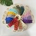 Nordic Homestay Handmade Cotton Rope Woven Decorative Tapestry Towel Rack Decor Boutique Wooden Ring Hanging Ornament_maomaolike.com
