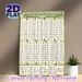 Roman Numerals Painting Poster, Vintage Green-toned Detailed Numeral Conversion Chart Poster, Useful Reference For Number Learning, Ideal For_maomaolike.com